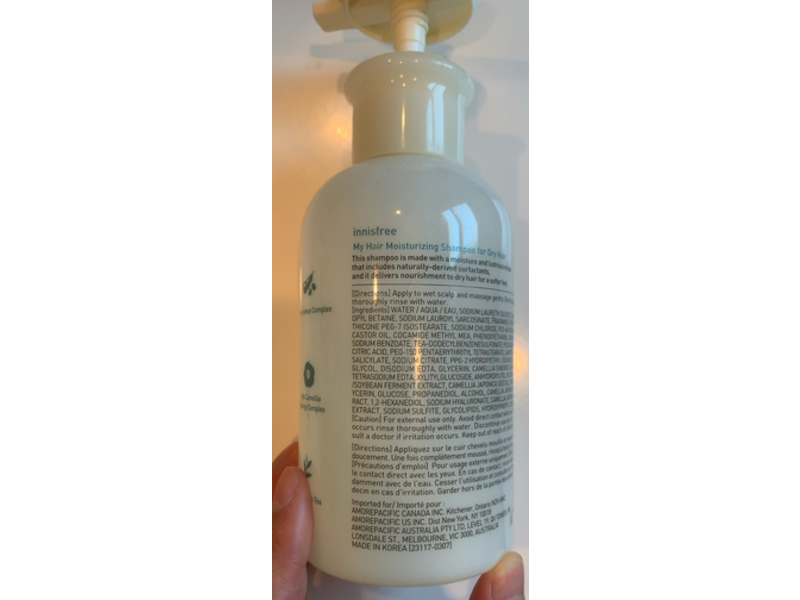 Innisfree Moisturizing Shampoo, 11.15 fl oz/330 mL