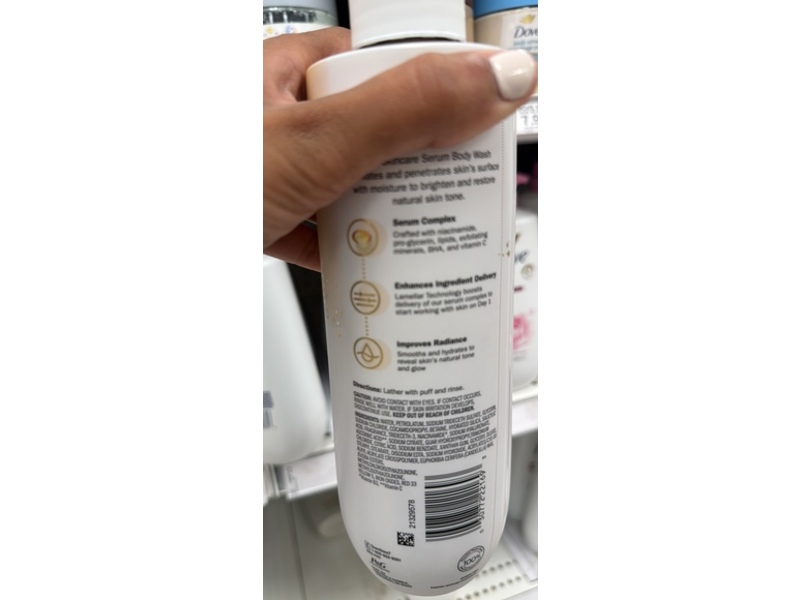 Olay Tone Correcting Body Wash, Bha & Vitamin C Serum Complex, 20 fl oz/591 mL