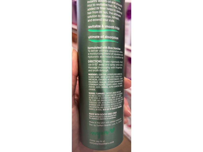 Not Your Mother's 3 In 1 Clean Freak Dry Shampoo, Floral Fusion, 7 oz/198 g