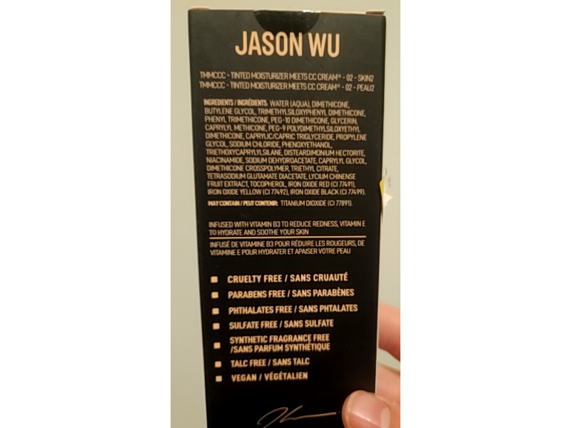 Jason Wu Beauty Tinted Moisturizer x CC Cream, 02, 1.01 fl oz/30 mL