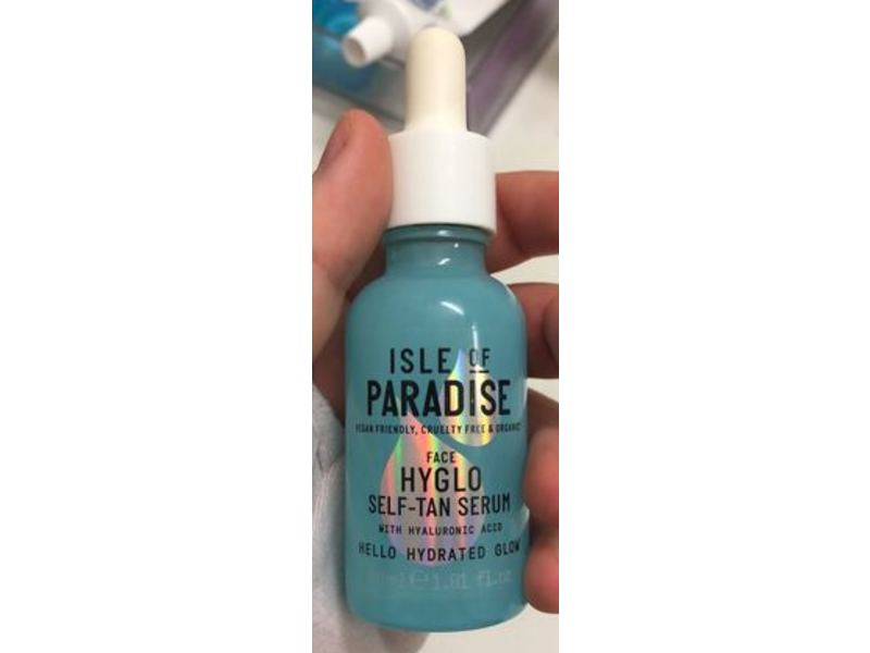 Isle of Paradise Face Hyglo Self-Tan Serum, Hyaluronic Acid, 1.01 fl oz/30 mL