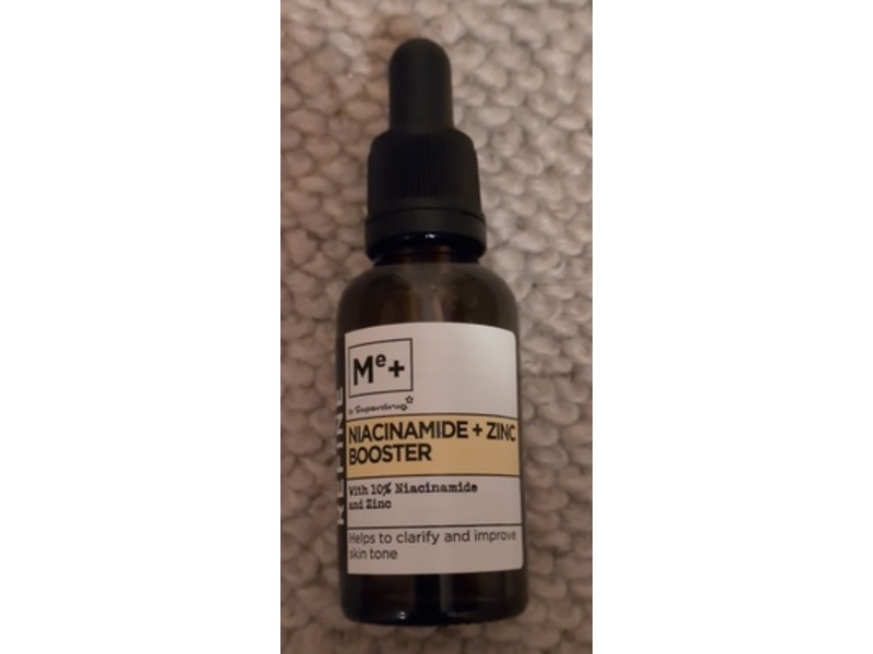 Superdrug Me+ Serum, Niacinamide + Zinc Booster, 1 fl oz/30 mL