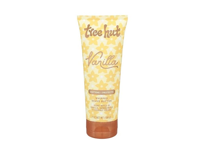 Tree Hut Softens + Protects Whipped Shave Butter, Vanilla, 7 oz/198 g