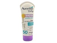 Aveeno Baby Continuous Protection Sensitive Skin Zinc Oxide Sunscreen Lotion, SPF50, 30 fl oz/88 ml - thumbnail 1