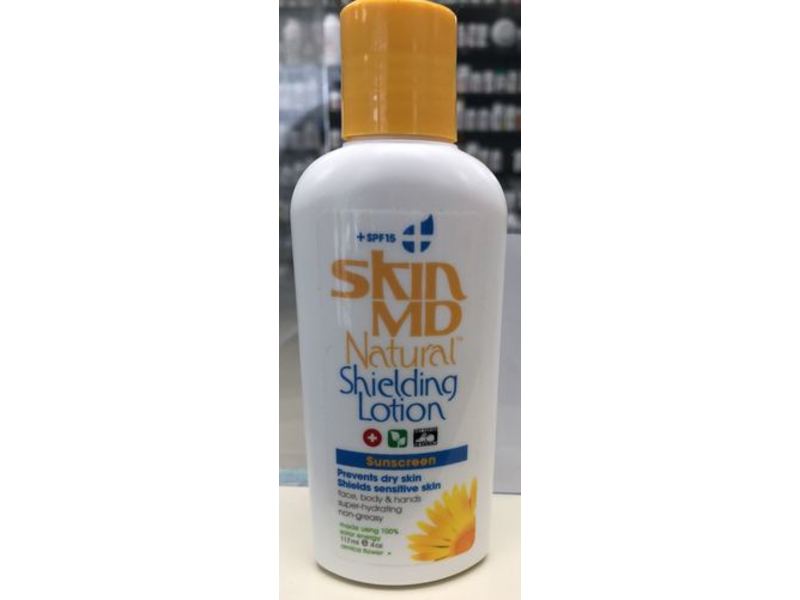 Skin MD Natural Shielding Sunscreen Lotion, SPF 15, 4 oz/177 mL