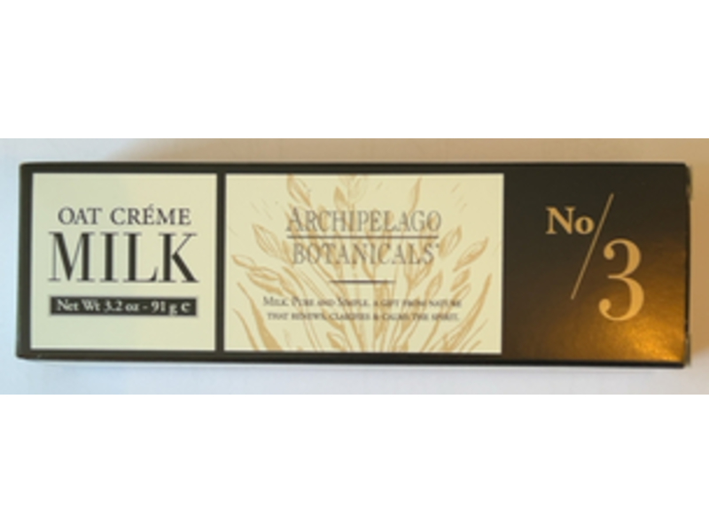 Archipelago Botanicals Hand Creme, Oat Milk, 3.2 oz/91 g