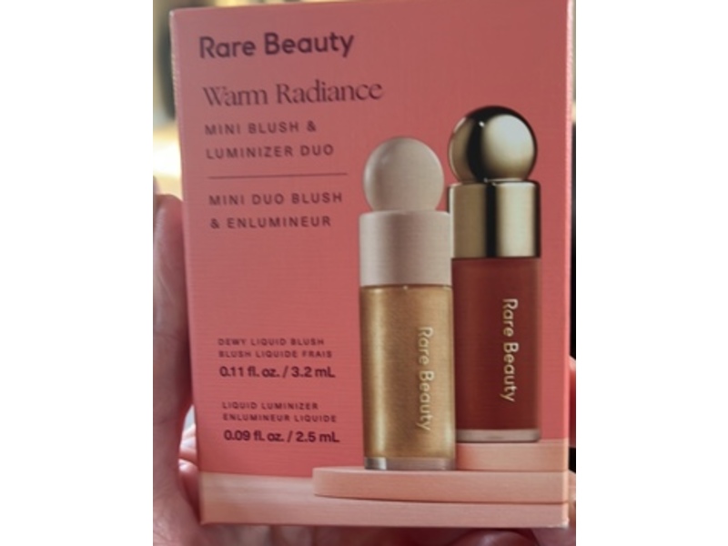 Rare Beauty Warm Radiance Mini Blush & Luminizer Duo,
