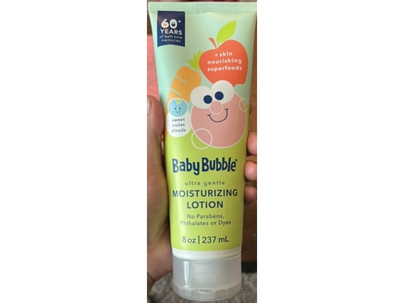 Mr. Bubble Baby Bubble Ultra Gentle Moisturizing Lotion, Sweet Violet Clouds Scent, 8 oz/237 mL, Pack Of 3