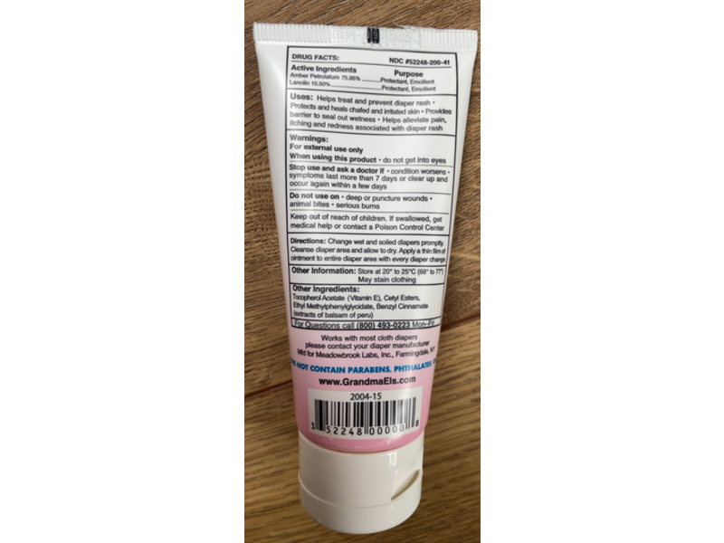 Grandma El's Diaper Rash Ointment, 2 oz
