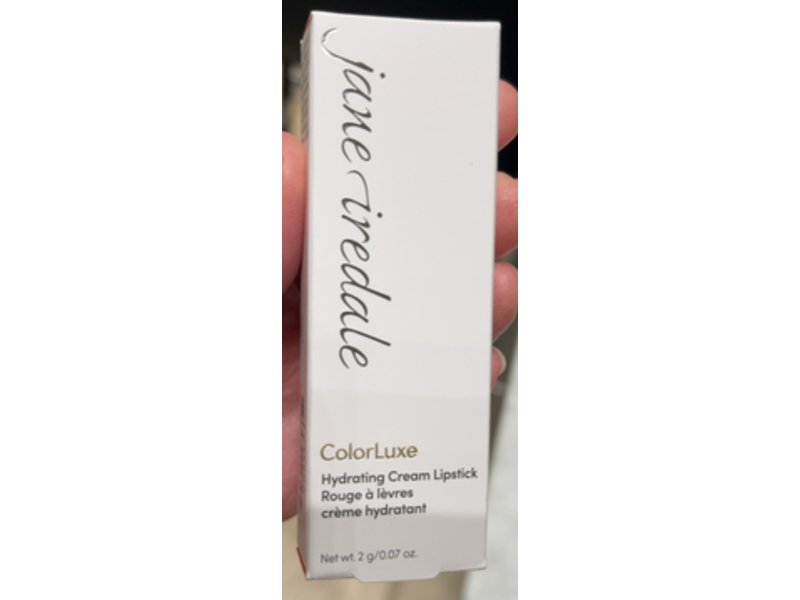 Jane Iredale Colorluxe Hydrating Cream Lipstick, Rosebud, 0.07 oz/2 g