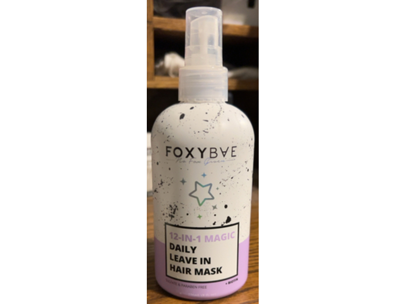 FoxyBae Daily Leave In Hair Mask, 8 fl oz/251 mL