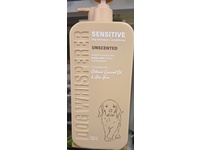 Sensitive Dog Shampoo + Conditioner, Unscented, 3.4 fl oz/1000 mL - thumbnail 1