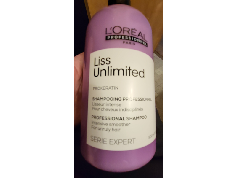L'Oreal Professionnel Liss Unlimited Shampoo, 16.9 fl oz/500 mL