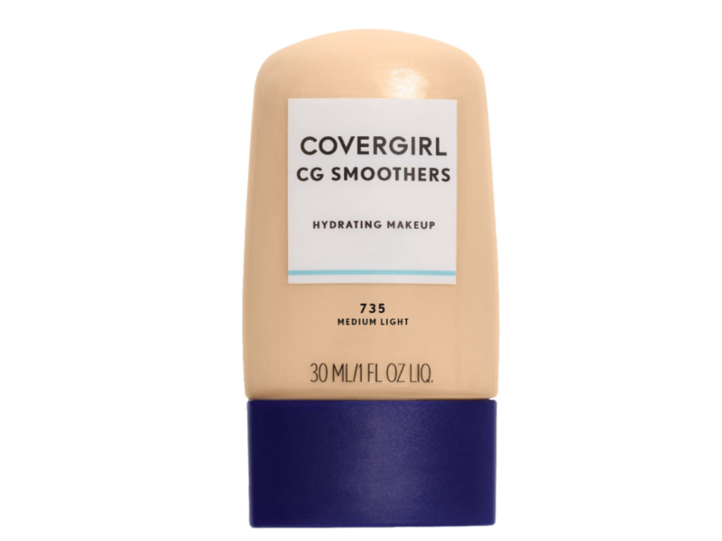 CoverGirl Smoothers Hydrating Foundation, 735 Medium Light, 1 fl oz/30 mL