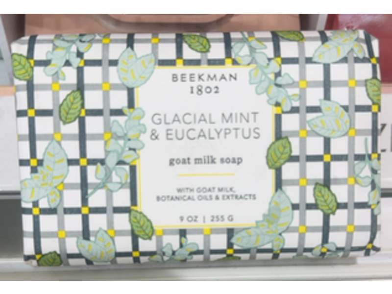 Beekman 1802 Goat Milk Soap, Glacial Mint & Eucalyptus, 9 oz/255 g
