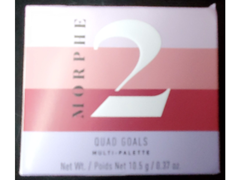 Morphe 2 Quad Goals Multi Palette, Violet Vibes, 0.37 oz/10.5 g