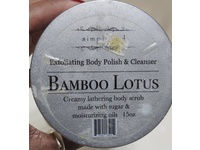 Simplified Exfoliating Body Polish & Cleanser, Bamboo Lotus, 15 oz - Image 3