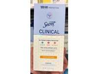 Secret Clinical Antiperspirant/Deodorant Clear Gel, Pro Hyaluronic Acid Stress Response, 2.6 oz/73 g - thumbnail 1