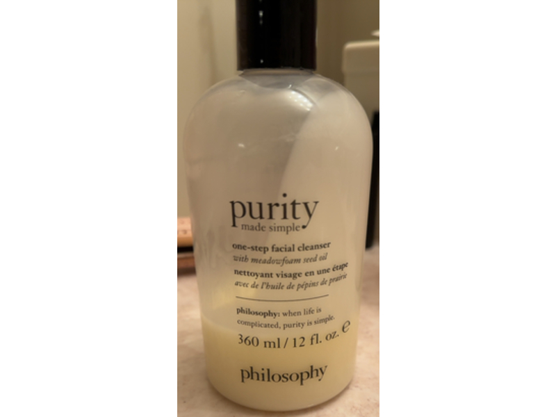 Philosophy Purity One-Step Facial Cleanser, Meadowfoam Seed Oil, 12 fl oz/360 mL