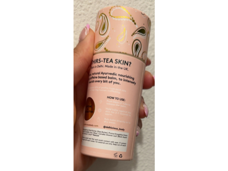 Delhicious Migh-Tea Moisture Body Balm, 70 g