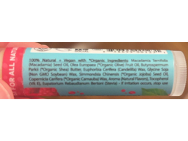 Crazy Rumors Lip Balm, Raspberry Sorbet, 0.15 oz/4.4 mL