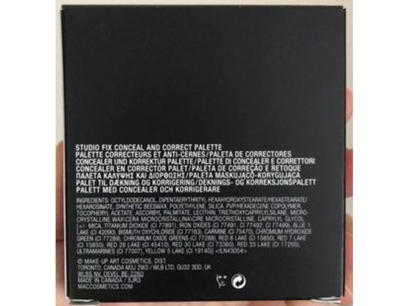 M.a.c Studio Fix Conceal And Correct Palette, Light, 0.21 oz/6 g