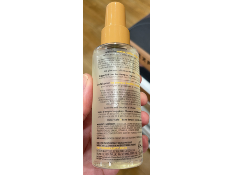 Pattern Heat Protectant, 4 fl oz/118 mL