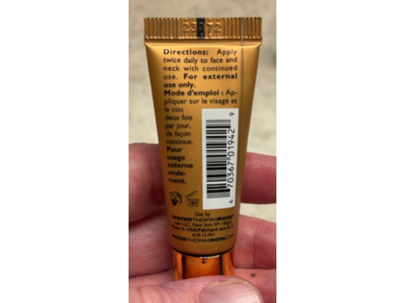 Peter Thomas Roth Potent C Brightening Moisturizer, Vitamin C, 0.25 fl oz/7.5 mL