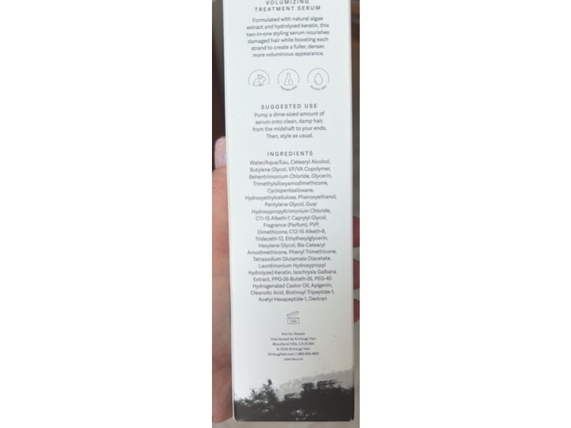 Kintsugi Amplifying Glaze Volumizing Serum, 4 fl oz/118 mL