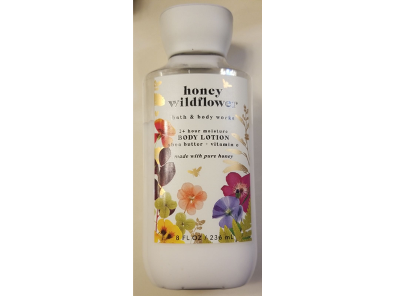 Bath & Body Works Honey Wildflower Body Lotion, Pure Honey, 8 fl oz/236 mL