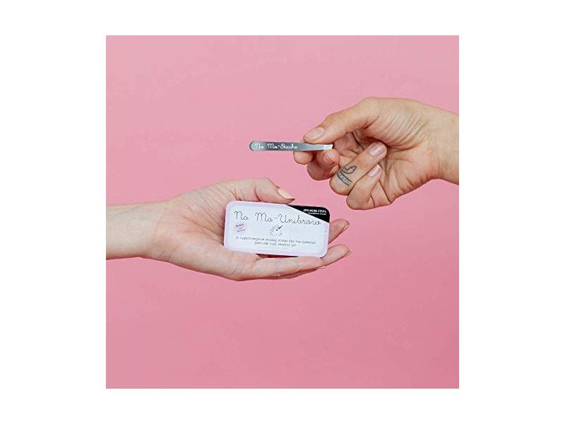 No Mo-Unibrow Eyebrows Hypoallergenic Waxing Srtips Portable Hair Removal Kit, 24 Count