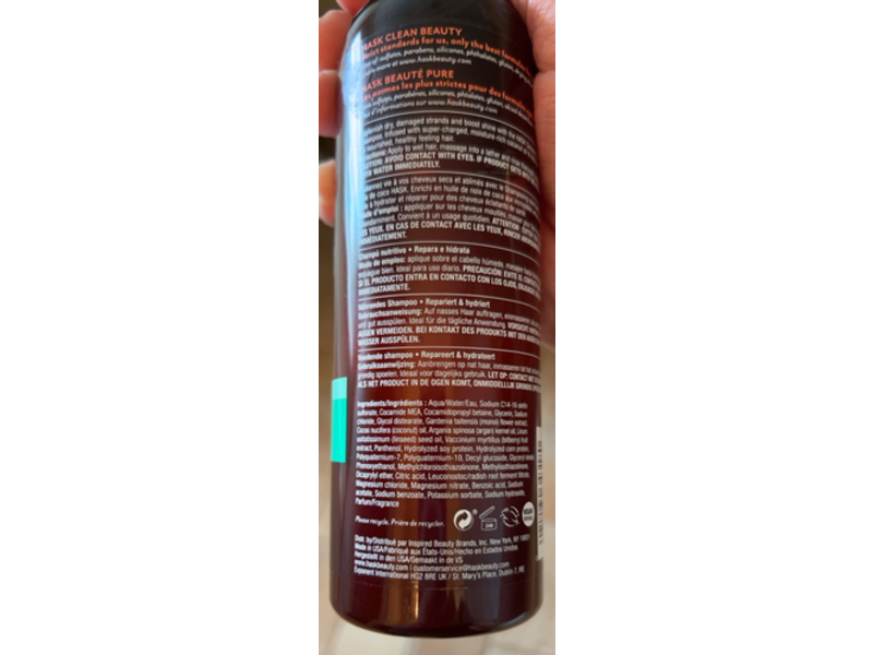 Hask Monoi Coconut Oil Shampoo, Nourishing, 12 fl oz/355 mL, Pack Of 6