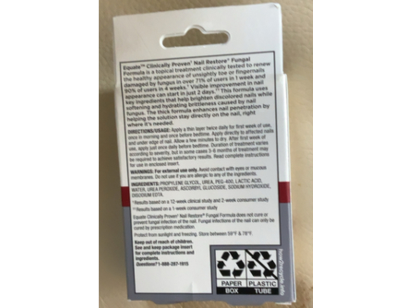 Equate Nail Restore Fungal Formula, 0.34 fl oz/10mL