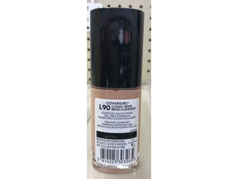 CoverGirl Trublend Matte Made Liquid Foundation, L90 Classic Beige, 1 fl oz/30 mL