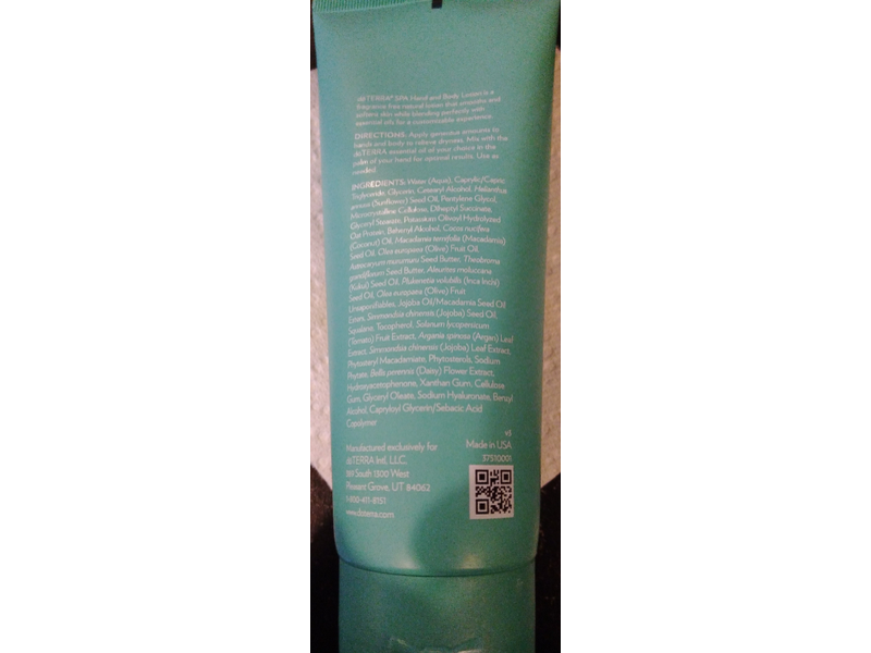 Doterra Spa Hand & Body Lotion, 6.7 fl oz