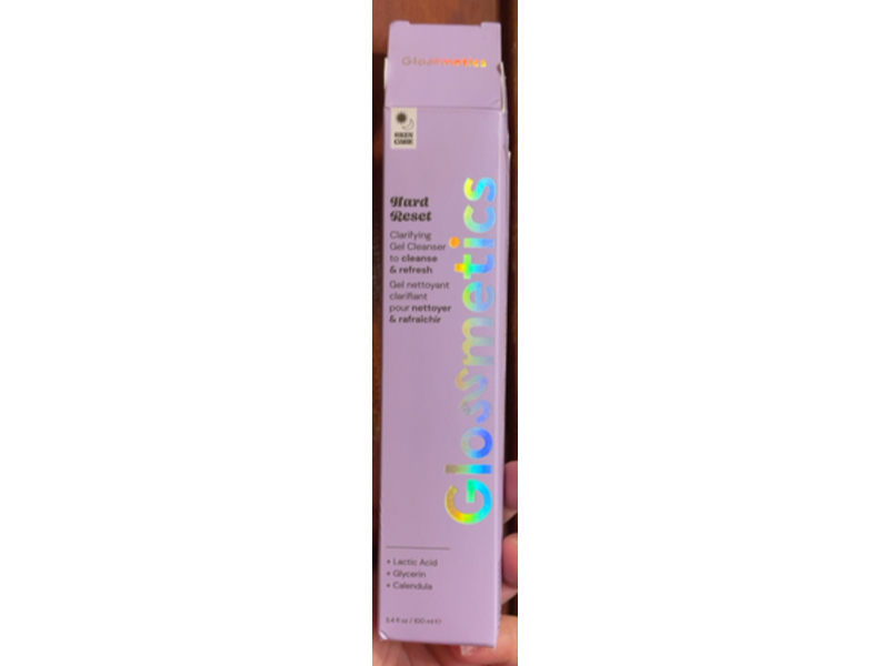 Glossmetics Hard Reset Clarifying Gel Cleanser, 3.4 fl oz/100 mL