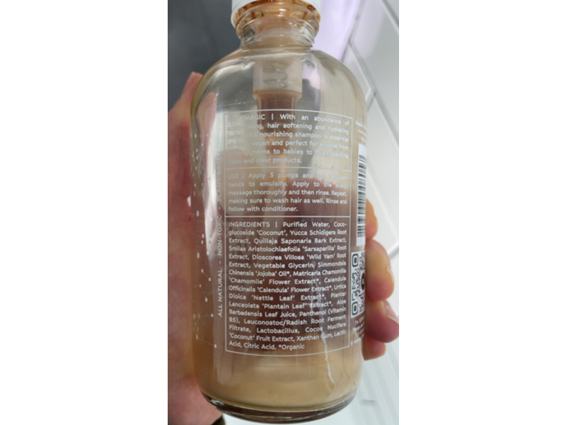 Under Luna Scalp Hydration Clear Shampoo, 8 oz/236 mL