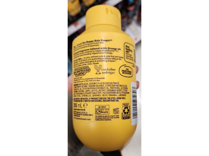 Happy Hair People Curly & Coily Hair Shampoo, 12 fl oz/355 mL
