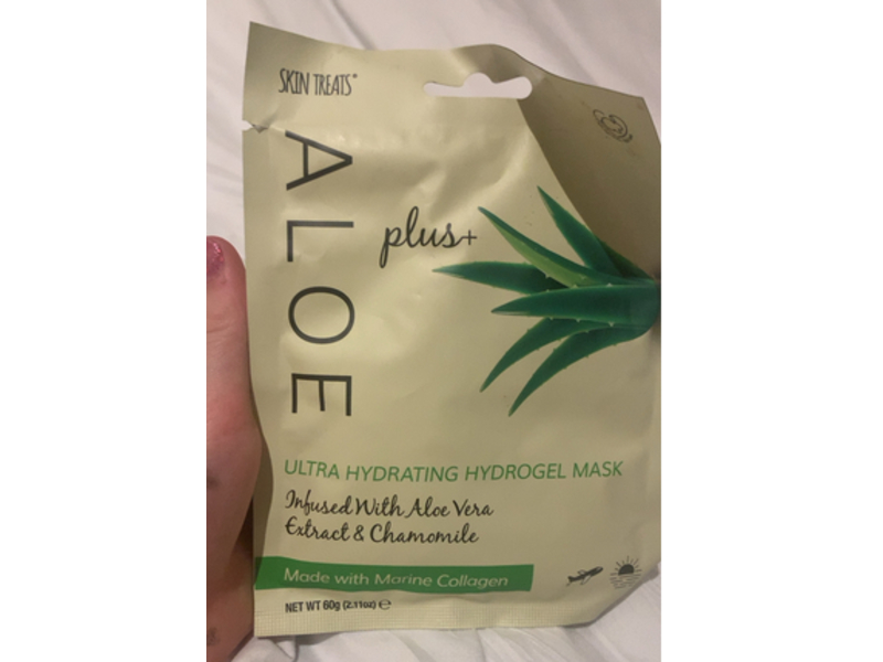 Skin Treats Aloe Plus+ Ultra Hydrating Hydrogel Mask, 2.11 oz/60 g