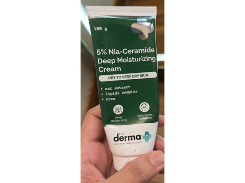 The Derma 5% Nia-Ceramide Deep Moisturizing Cream, 100 g
