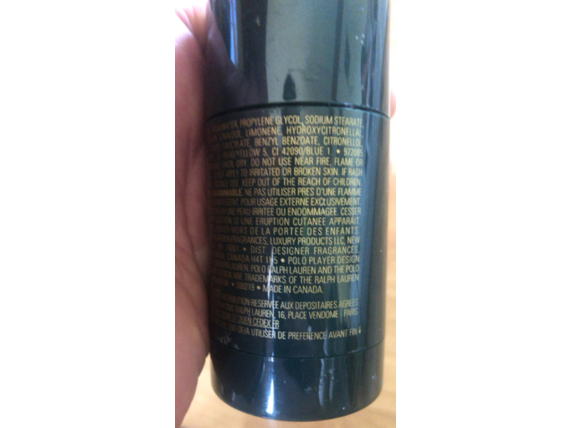 Ralph Lauren Polo Deodorant, Woody And Spicy, 2.6 fl oz/75 g