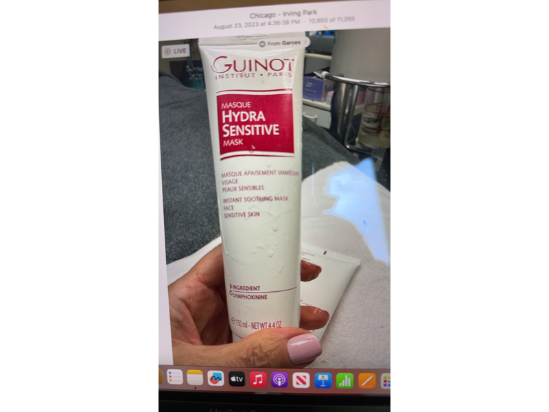 Guinot Hydra Sensitive Instant Soothing Face Mask, 4.4 oz/150 mL