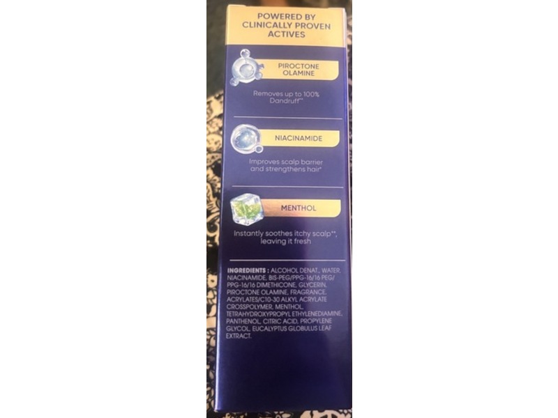 Head & Shoulder 5 In 1 Anti-Dandruff + Itch Spray, 2.8% Niacinamide & Menthol, 50 mL