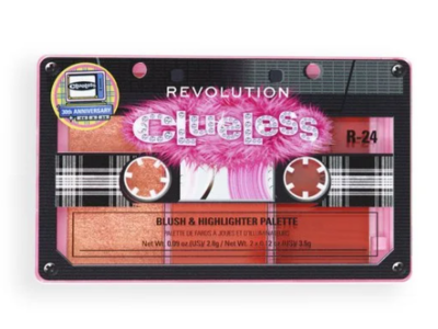 Revolution Clueless Blush & Highlighter Palette, 0.09 oz/3.5 g