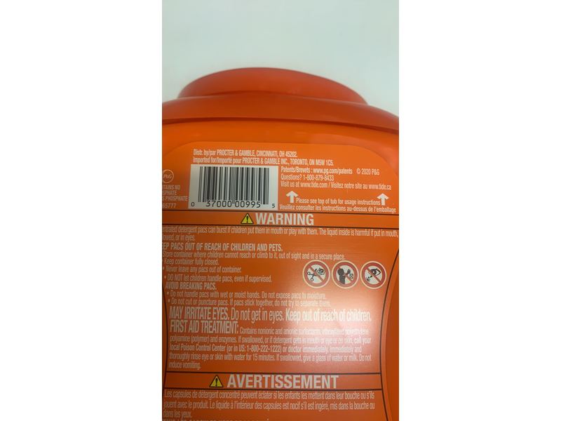 Tide Pods 3-In-1 Laundry Detergent, Original, 34 oz/967 g, 42 Pacs