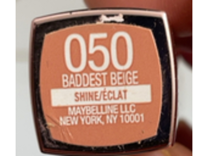 Maybelline New York Color Sensational Shine Compulsion Lipstick Makeup, Baddest Beige, 0.1 oz