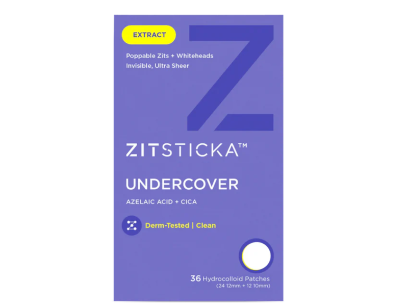 Zitsticka Undercover Ultra Sheer Hydrocolloid Pimple Patches, 36 Count
