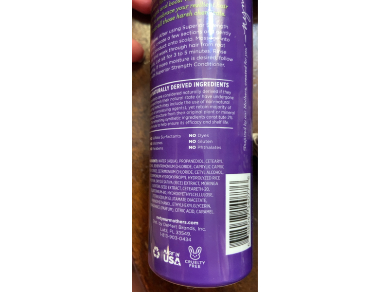 Not Your Mother's Superior Strength Protein Rinse, 8 fl oz/237 mL