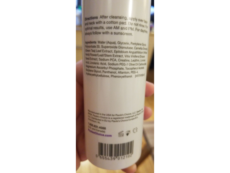 Paula's Choice Moisture Boost Hydrating Toner, 6.4 fl oz/190 mL