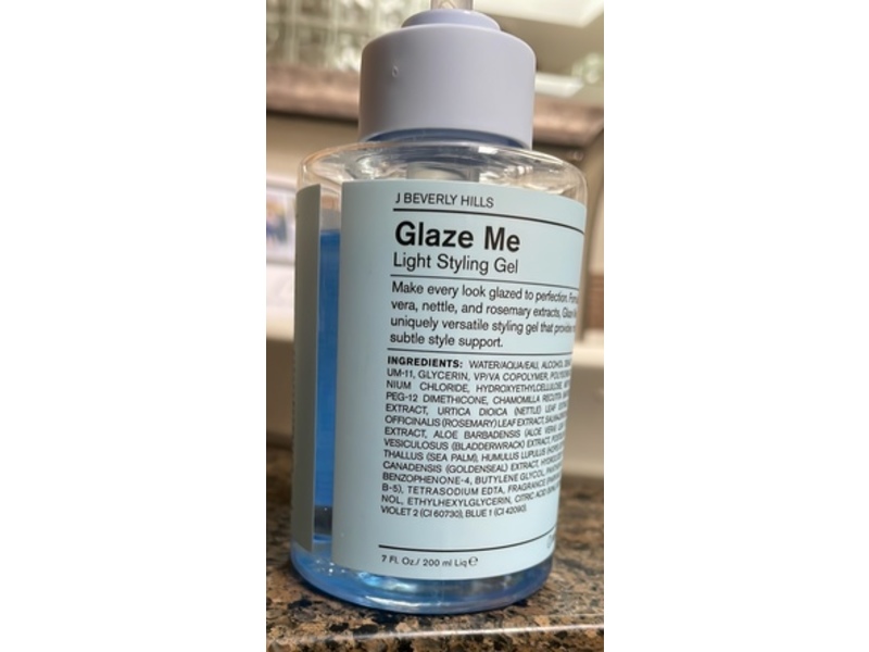 J Beverly Hills Glaze Me Light Styling Gel, 7 fl oz/200 mL